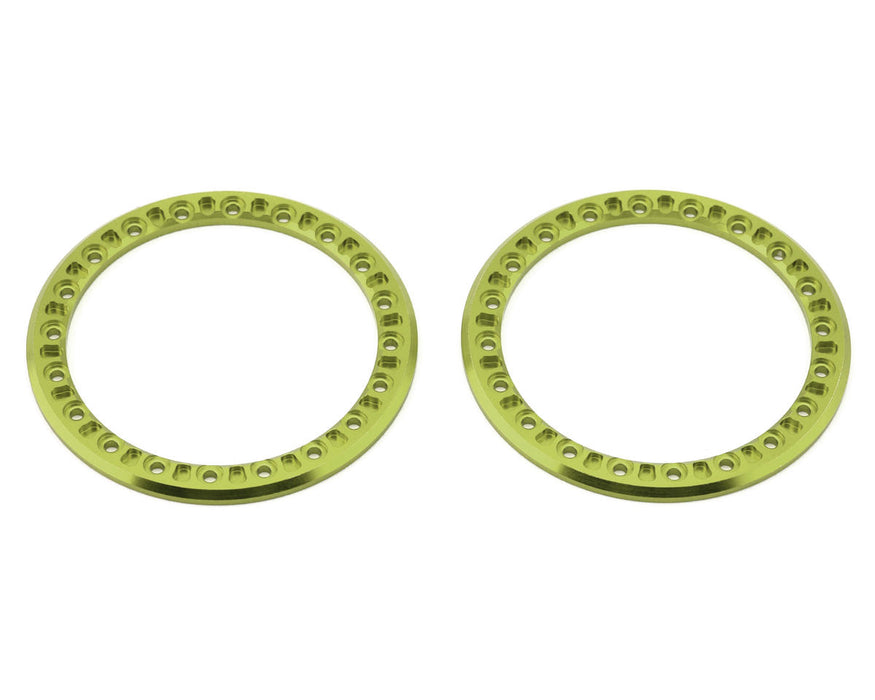 SSD RC 2.2” Aluminum Beadlock Rings (Green) (2)