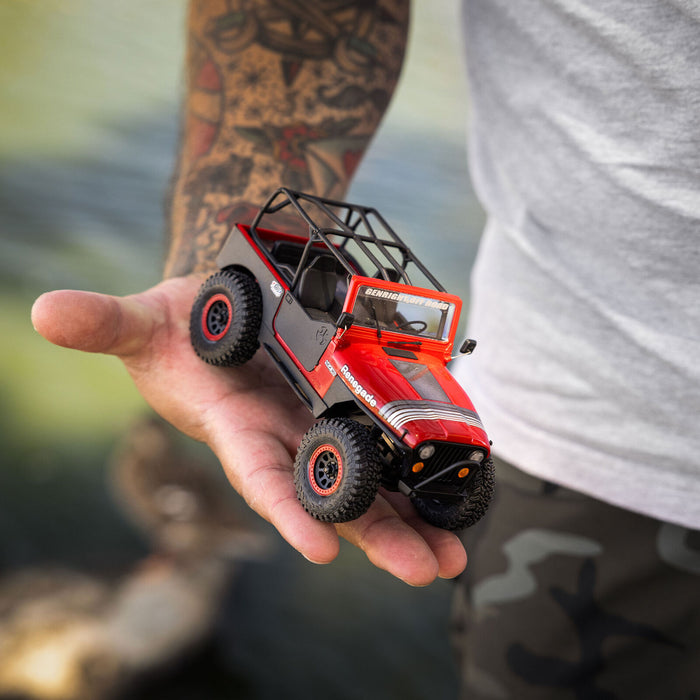 Axial 1/30 SCX30 Jeep CJ-7 Renegade 4X4 RTR - Genright Red