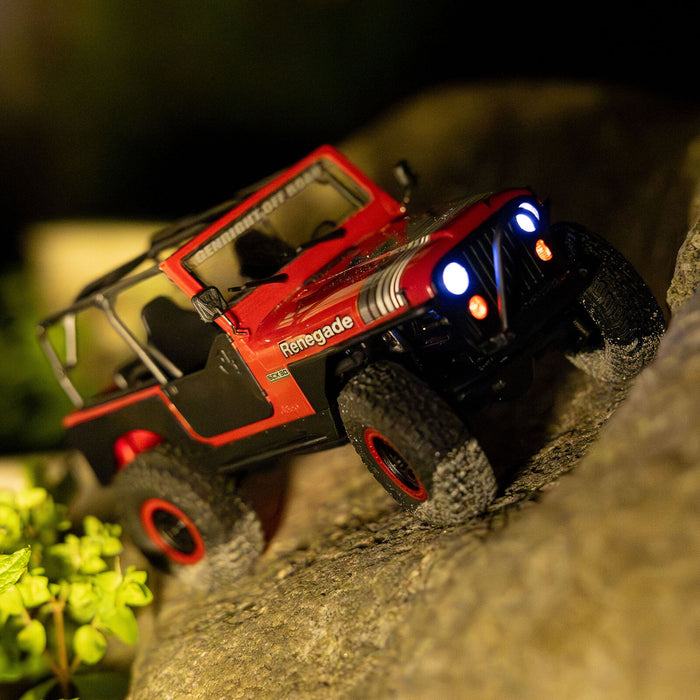 Axial 1/30 SCX30 Jeep CJ-7 Renegade 4X4 RTR - Genright Red