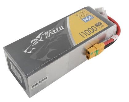 Tattu 11000mAh 6S 22.8V 25C LiPo Battery w/  XT90-S Plug for UAV