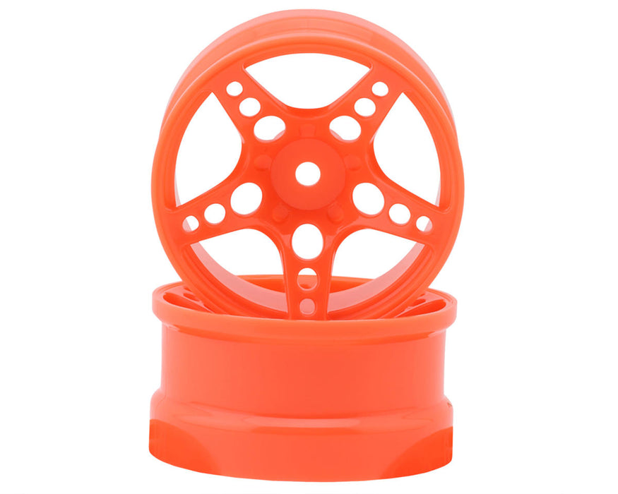 24K RC Technology 1/10 R-Fighter Drift Wheels (Siesta) (2) (6mm Offset)