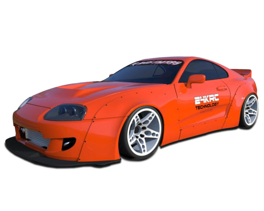 24K RC Technology 1/10 '02 Toyota Supra MK4 A80 RB Drift Body (Clear)