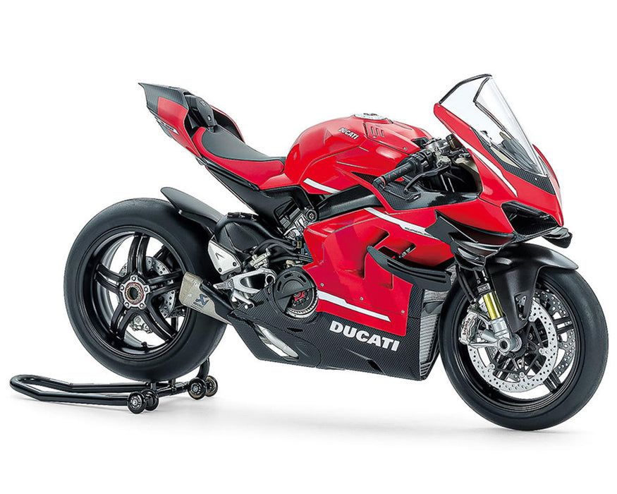 Tamiya 1/12 Ducati Superleggera V4 Motorcycle Model w/Racing Kit