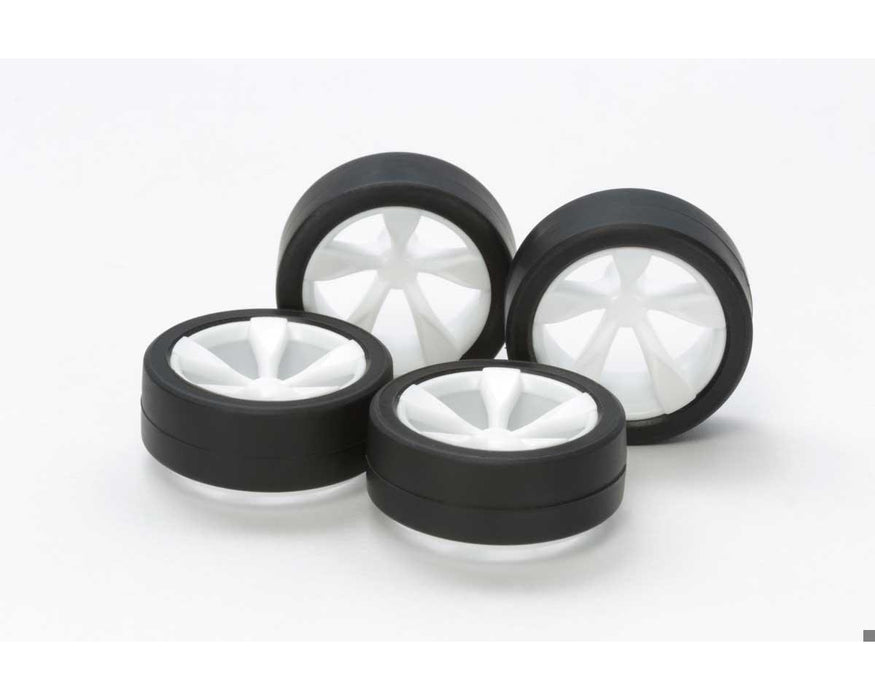 Tamiya JR Low Profile Tire/Wheel Set 5-Spoke