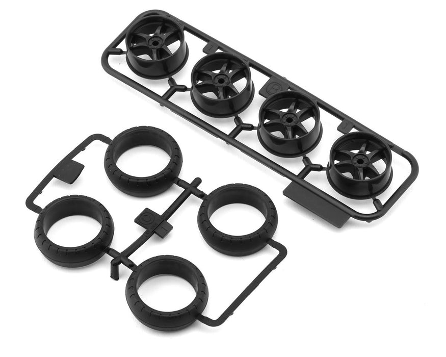 Tamiya Large Diameter Low Friction Arched Tires (4) (31mm)