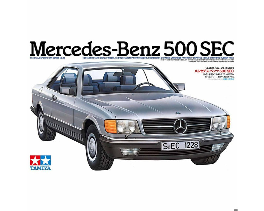 Tamiya 1/24 Mercedes-Benz 500 SEC Plastic Model Kit