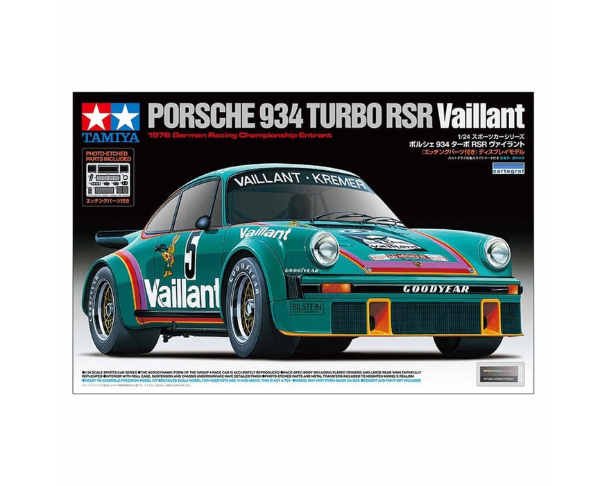 Tamiya 1/24 Porsche 934 Turbo RSR Vaillant Limited Plastic Model Kit