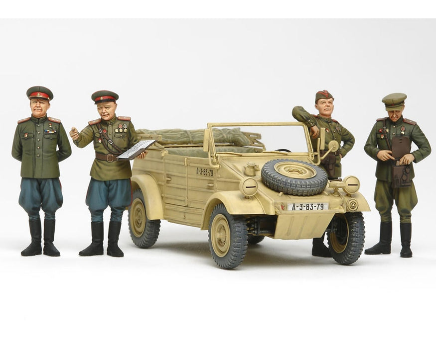 Tamiya 1/35 Russian Commanders & Staff Car Plastic Model Kit w/Figures