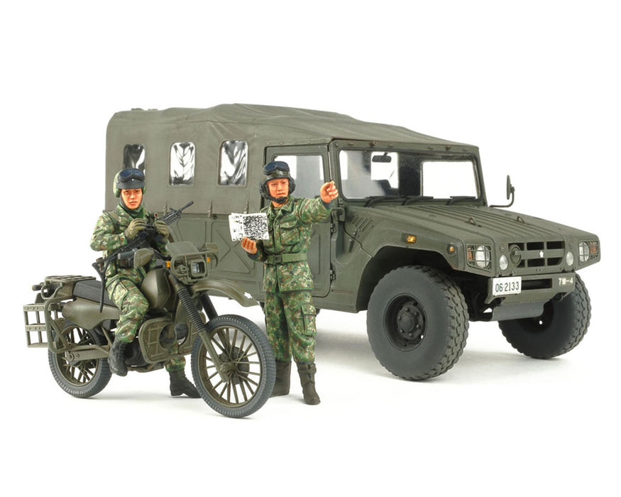 Tamiya 1/35 JGSDF Recon Motorcycle & High Mobility Vehicle Plastic Model Kit