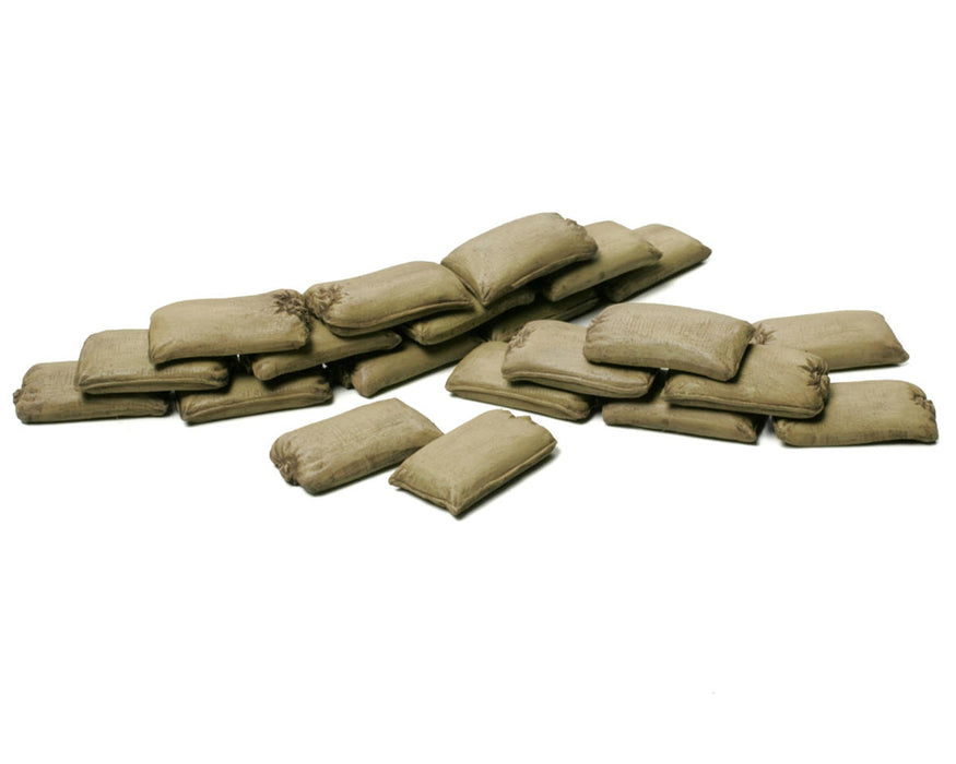 Tamiya 1/48 Military Brick Wall, Sand Bags & Barricades Model Set