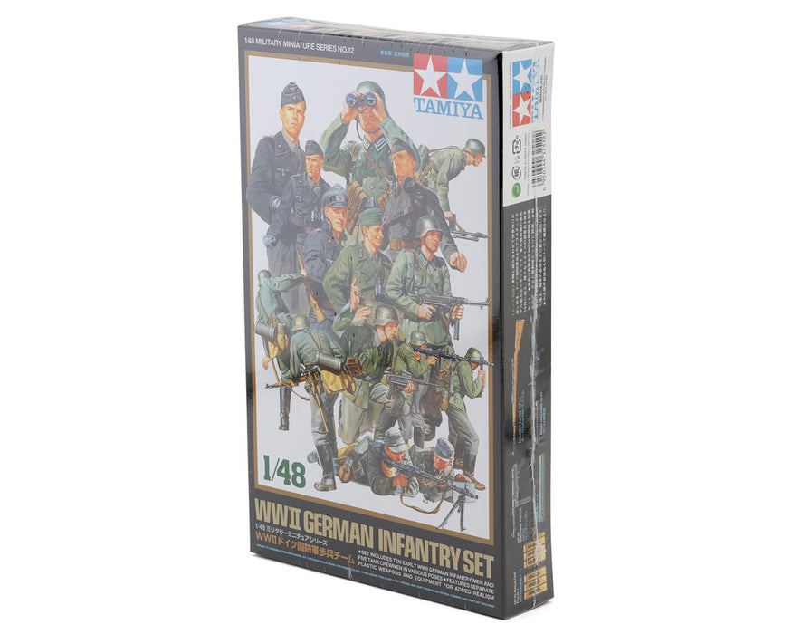Tamiya 1/48 WWII German Infantry Figures Plastic Model Kit