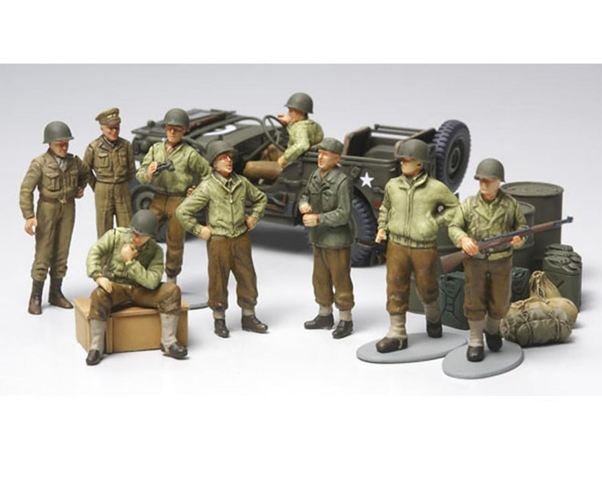 Tamiya 1/48 WWII US Infantry At Rest Plastic Model Kit w/Figures