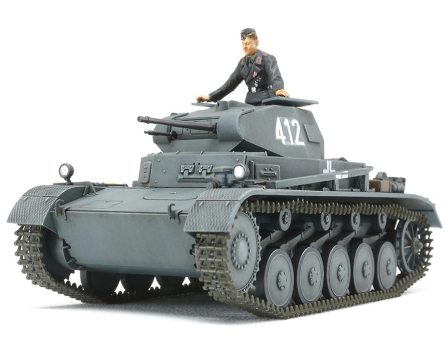 Tamiya 1/48 German PanzerKampfwagen II Asuf A/B/C Tank Model Kit