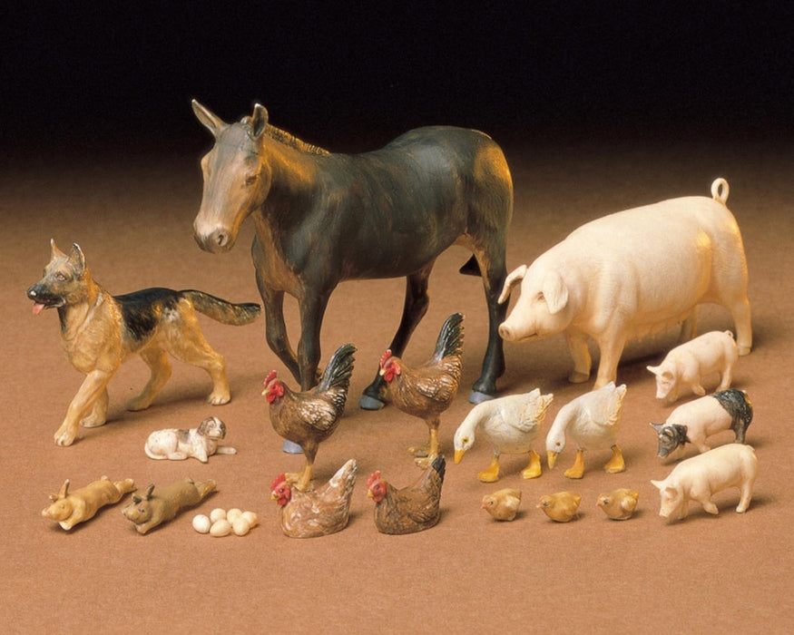 Tamiya 1/35 Livestock Set Kit Diorama Set