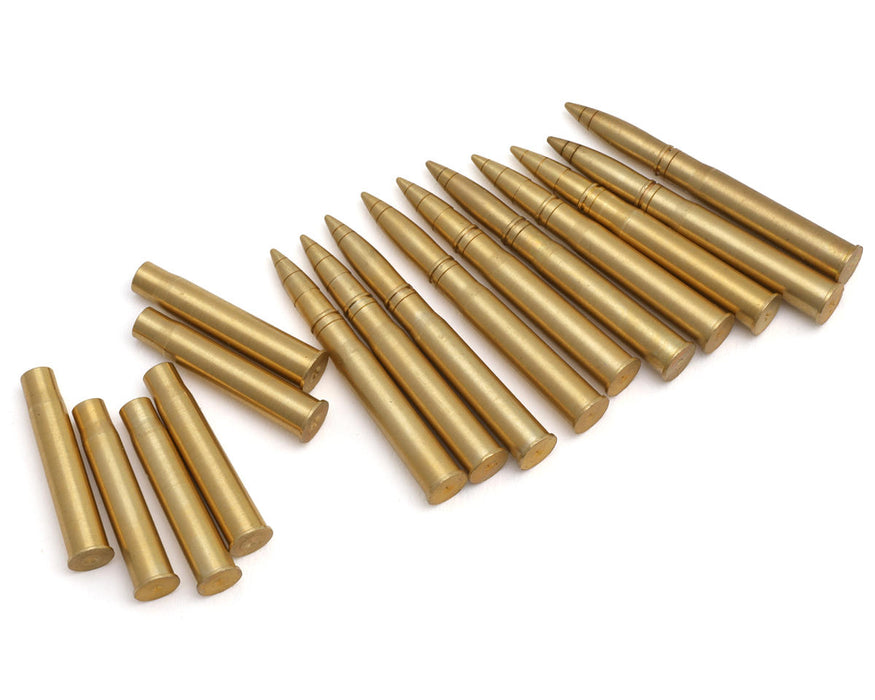 Tamiya 1/35 I Tiger 88mm Brass Projectiles Model Set