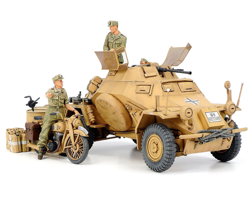 Tamiya 1/35 Sd.Kfz.222 North Africa Armored Vehicle Plastic Model Kit