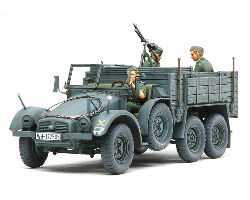 Tamiya 1/35 German 6x4 Truck Krupp Protze Personnel Carrier Model Kit