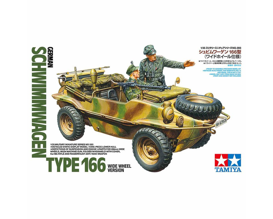 Tamiya 1/35 German Schwimmwagen Type 166 Plastic Model Kit