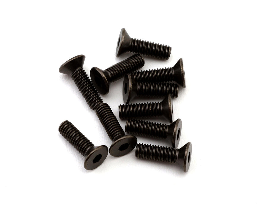 Tamiya 3x10mm Flat Head Screws (10)