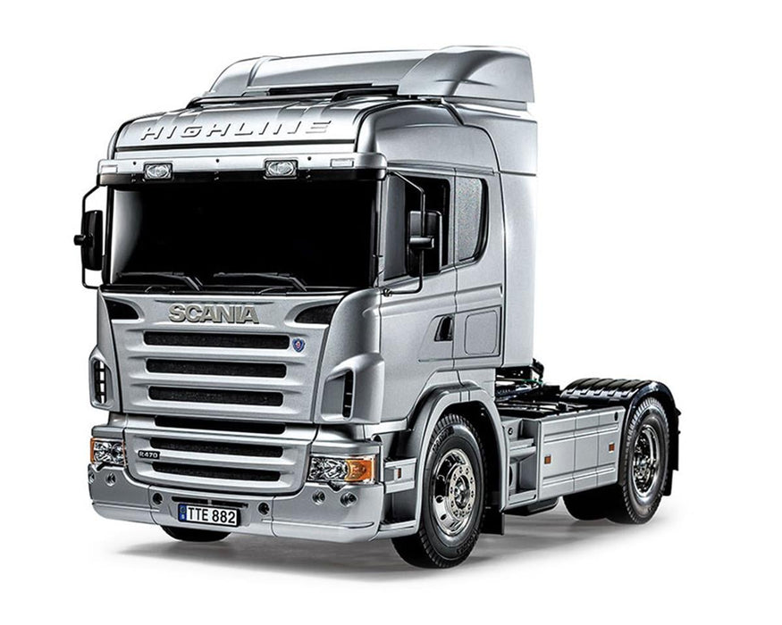 Tamiya 1/14 Scania R470 Highline Silver Edition Semi Truck Kit
