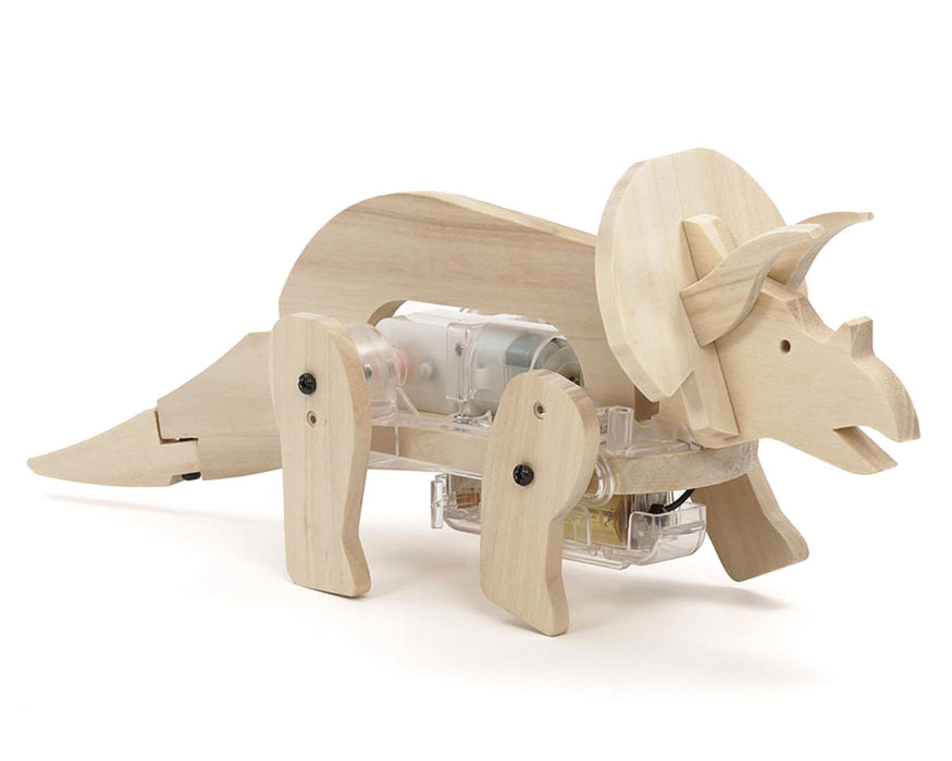 Tamiya Walking Triceratops Mechanical 3D Wooden Model Kit