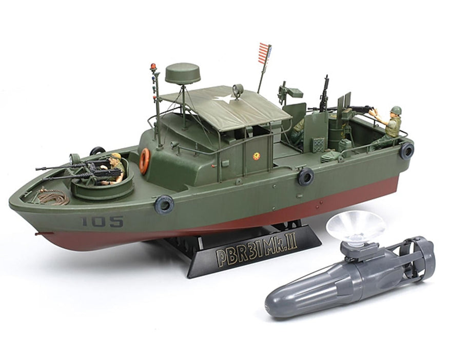 Tamiya 1/35 US Navy PBR 31 Mk.II Pibber River Patrol Boat Plastic Model Kit