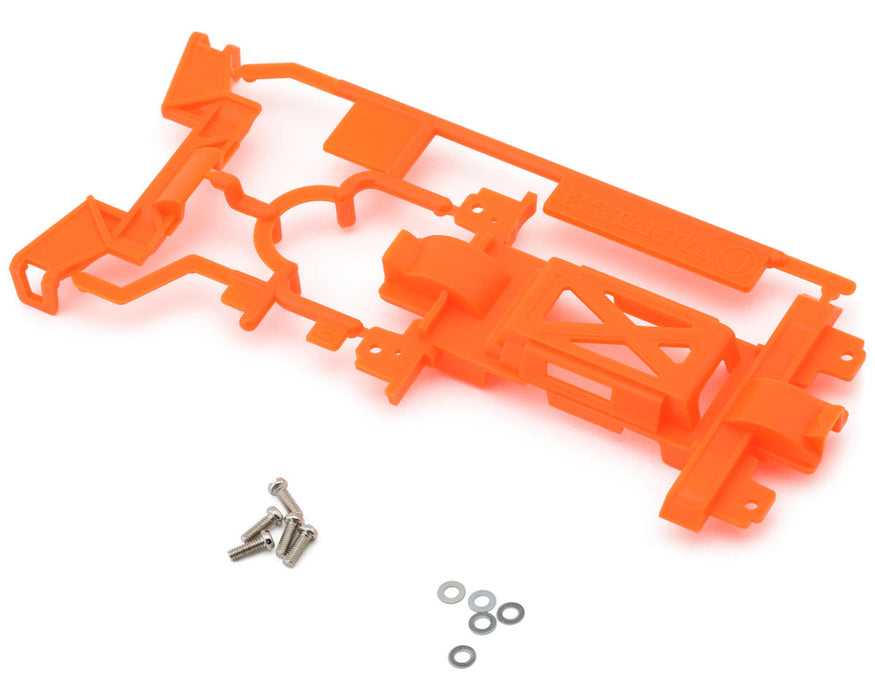Tamiya JR MS Chassis Reinforced Gear Cover (Flo Orange)