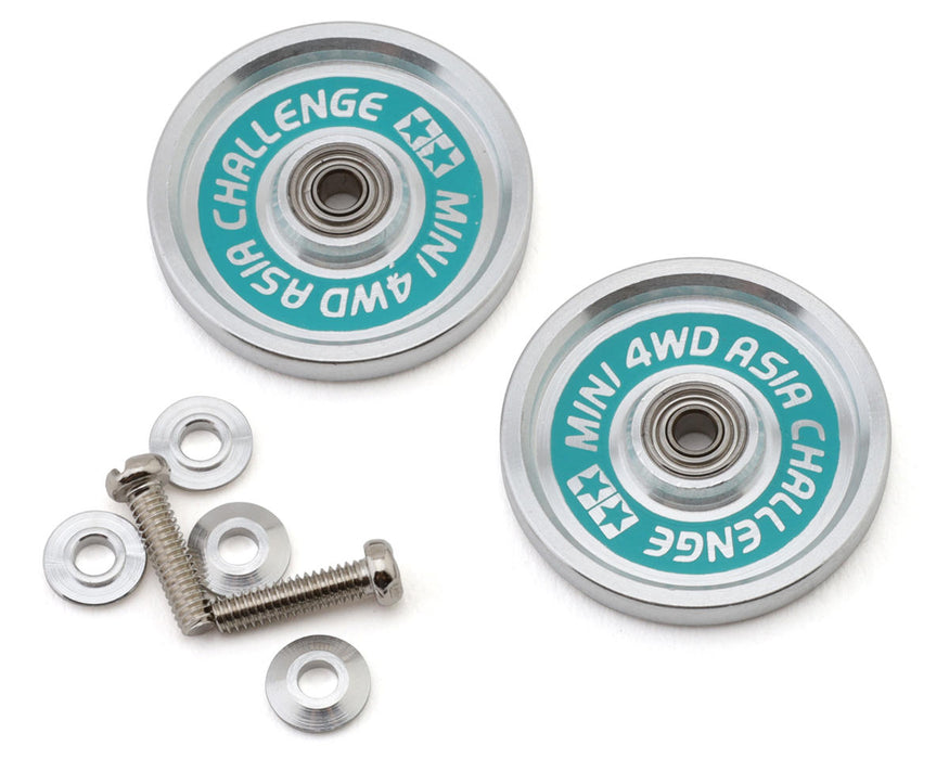 Tamiya JR HG 19mm Aluminum Ball-Race Limited-Edition Rollers Set (Ringless)