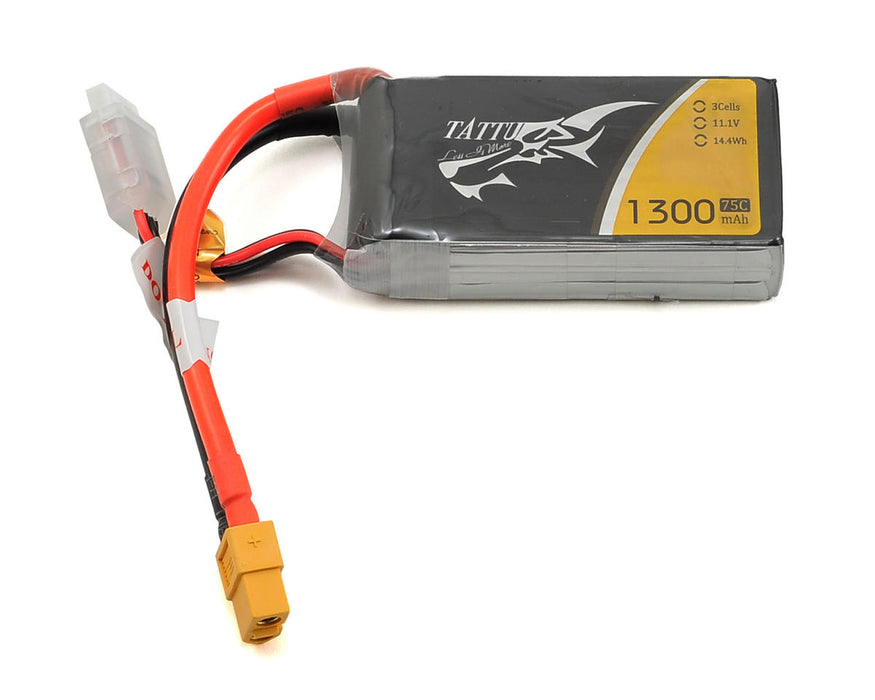 Tattu 3S LiPo Battery 75C (11.1V/1300mAh)