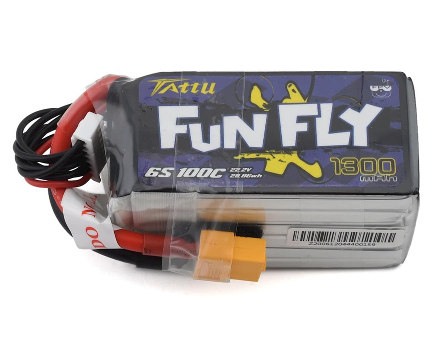 Tattu 6s LiPo Battery 100C w/XT60 Connector (22.2V/1300mAh)