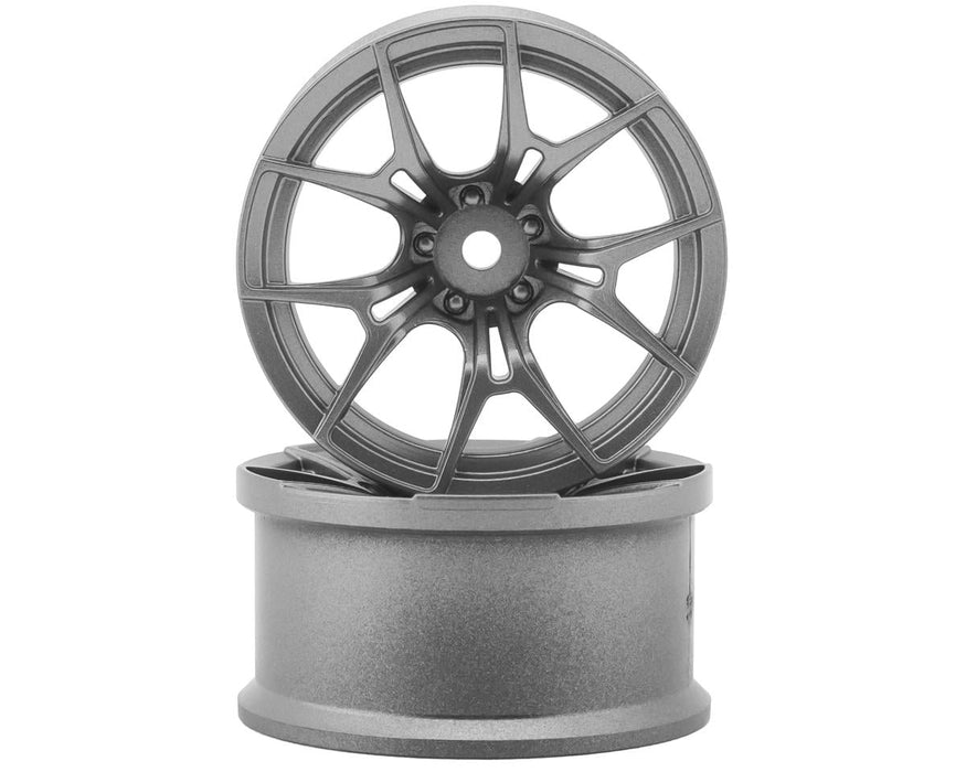 Topline FX Sport Multi-Spoke Drift Wheels (Dark Silver) (2) (6mm Offset)
