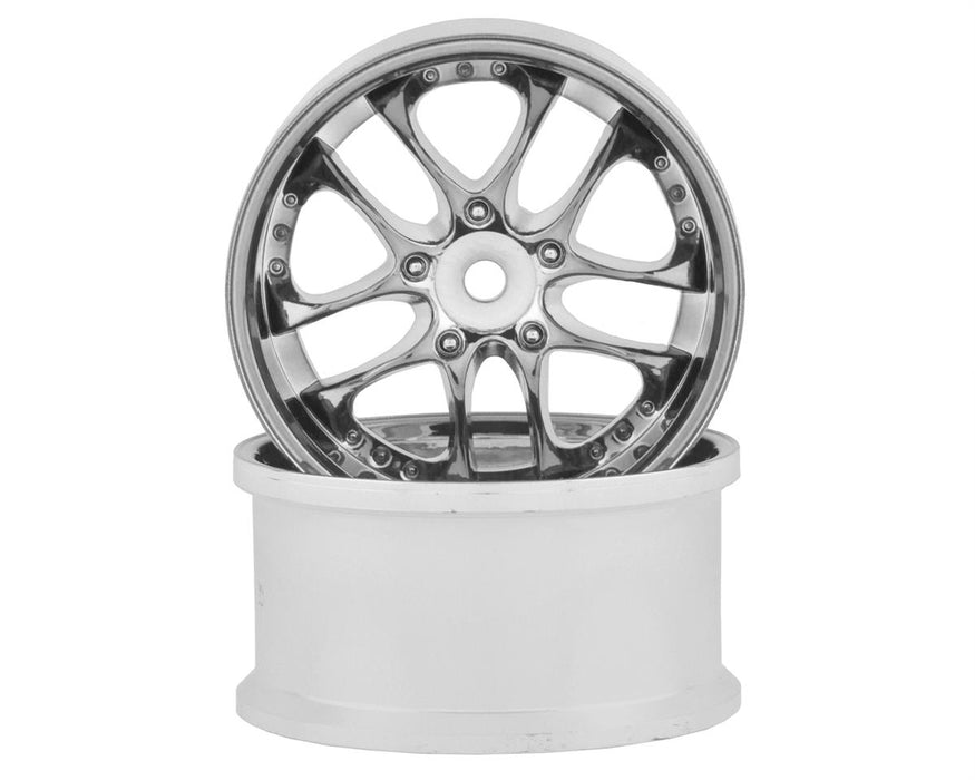 Topline SSR Agle Minerva 5-Split Spoke Drift Wheels (Matte Chrome) (2)
