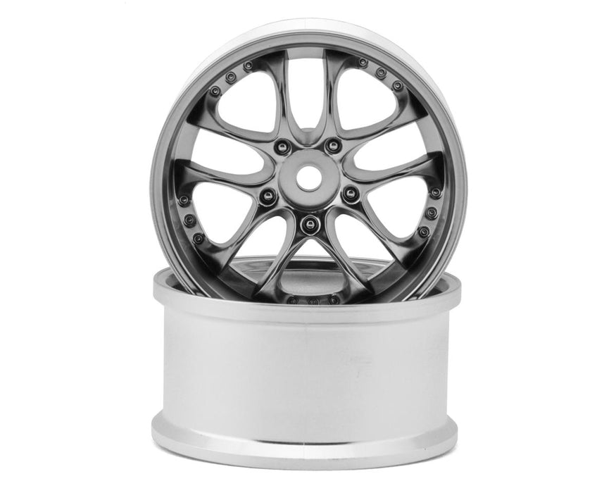 Topline SSR Agle Minerva 5-Split Spoke Drift Wheels (Matte Chrome) (2)