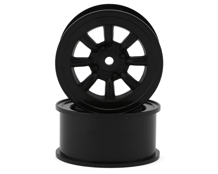 Topline RS Watanabe 1/10 Drift Wheels (Black) (2) (2mm Offset)