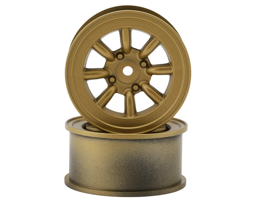 Topline RS Watanabe 1/10 Drift Wheels (Gold) (2) (2mm Offset)