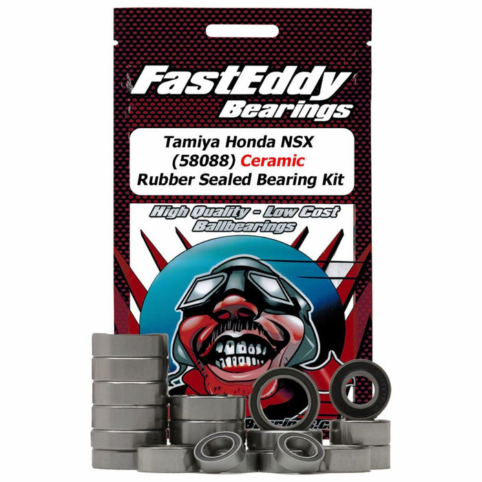Fast Eddy Tamiya  NSX (58088) Ceramic Rubber Sealed Bearing Kit