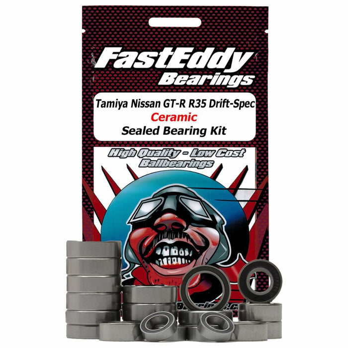 Fast Eddy Tamiya Nissan GT-R R35 Drift-Spec (TT-01E) Ceramic Se