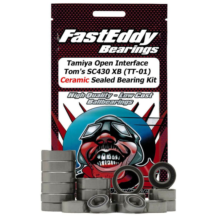 Fast Eddy Tamiya Open Interface Tom's SC430 XB (TT-01) Ceramic