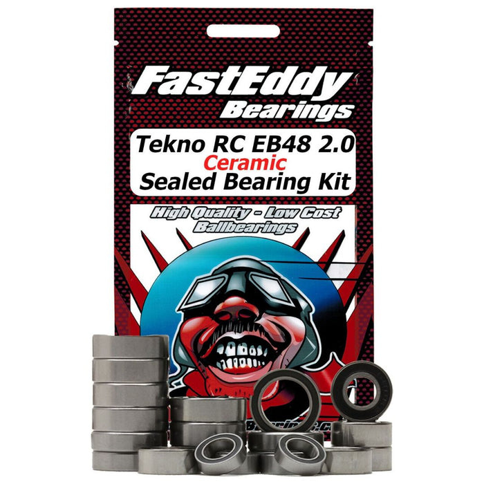 Fast Eddy Tekno RC EB48 2.0 Ceramic Sealed Bearing Kit