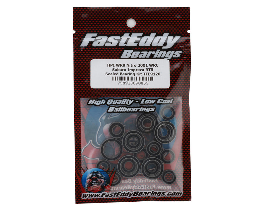 FastEddy HPI WR8 Nitro 2001 WRC Subaru Impreza RTR Sealed Ball Bearing Kit