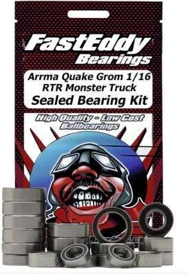 Fast Eddy Arrma Quake Grom 1/16 Sealed Bearing Kit