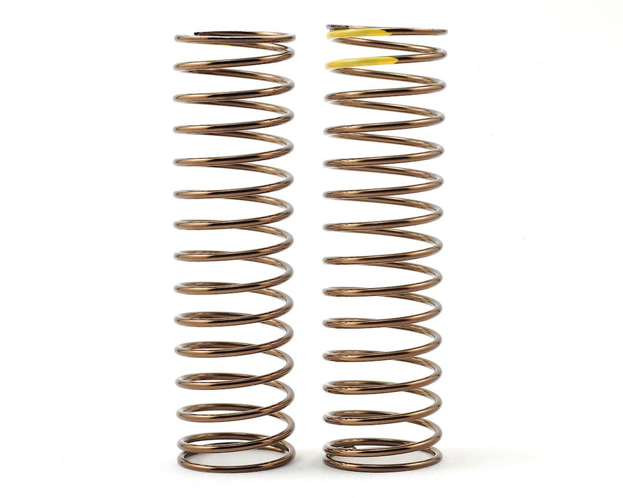 Tekno RC Low Frequency 85mm Rear Shock Spring Set (Yellow - 2.59lb/in)
