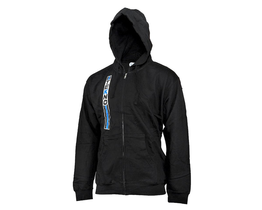 Tekno RC Vertical "Stripe" Zip-Up Hoodie Sweatshirt (Black) (2XL)