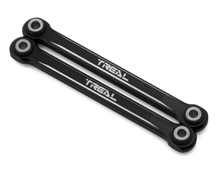 Treal Hobby Aluminum Front Steering Links for Traxxas® Mini Maxx® (Black) (2)