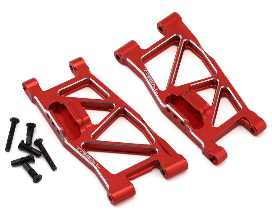 Treal Hobby Losi Hammer Rey U4 Aluminum Front Suspension Arm Set (Red) (L/R)