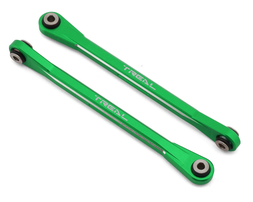 Treal Hobby Losi Hammer Rey U4 Aluminum Steering Linkage Set (Green) (2)