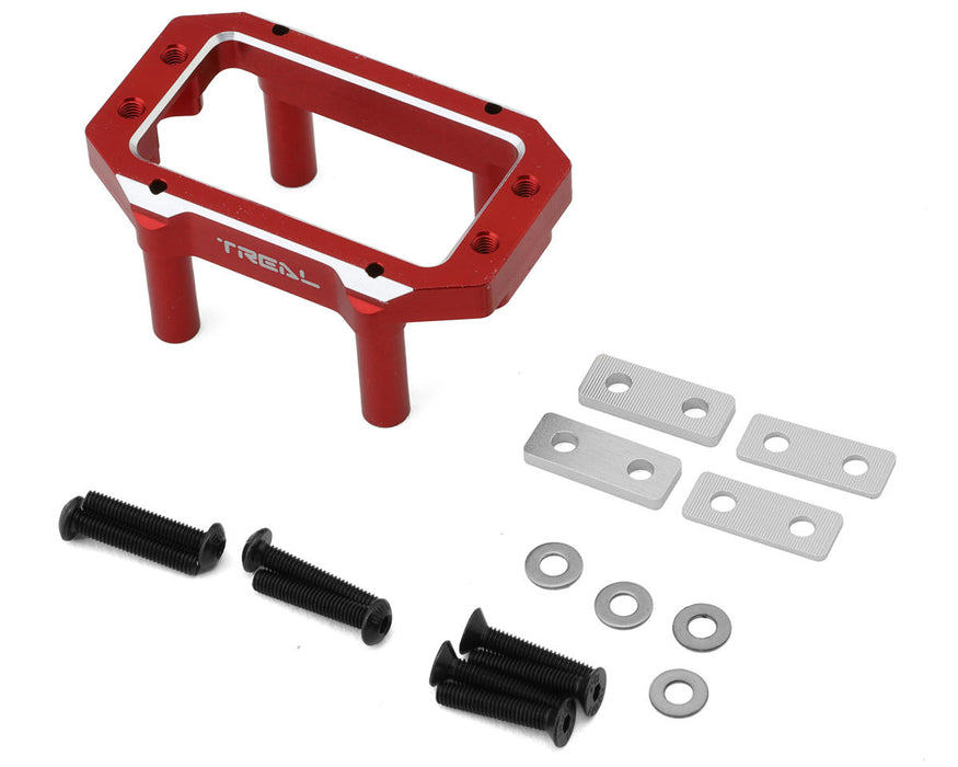 Treal Hobby Arrma 6S BLX Aluminum Servo Mount Set (Red)