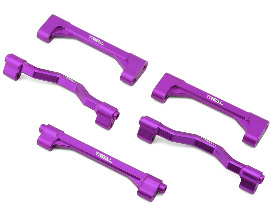 Treal Hobby Losi® LMT™ Aluminum Chassis Cross Brace Set (Purple) (5)