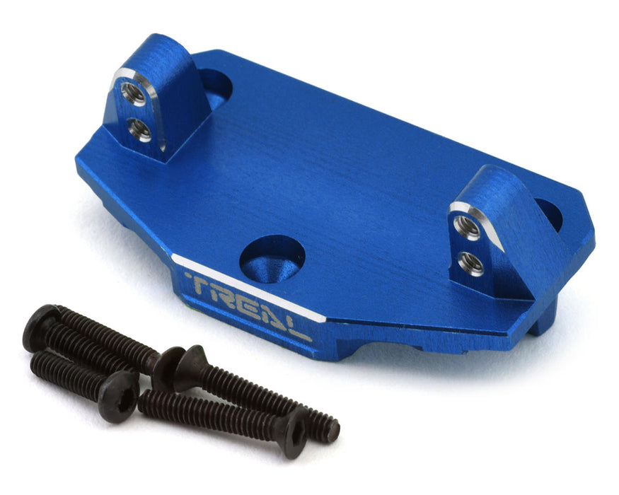 Treal Hobby Losi Mini LMT Aluminum Steering Servo Mount (Blue)