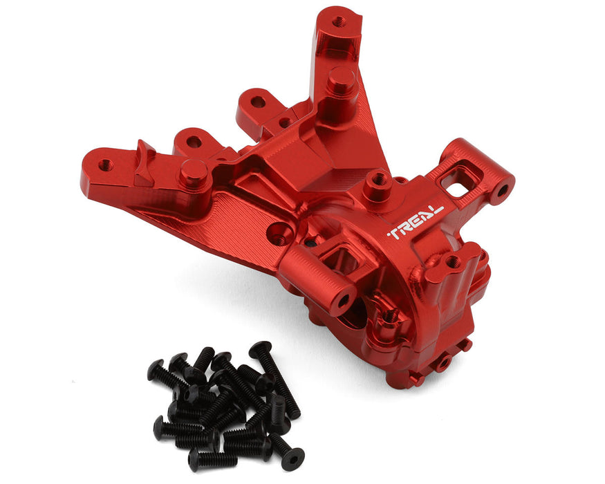 Treal Hobby Aluminum Front Gearbox Set for Traxxas® Maxx® Slash® (Red)